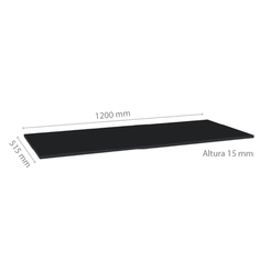 Tampo para Balcão 120cm Primavera SPA1-17120 Ônix SE