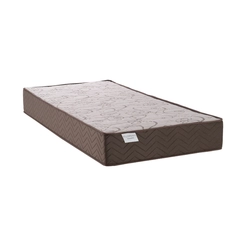 Colchão de Molas Solteiro Kappesberg Florian 88x188x26xm Marrom/Bege SE