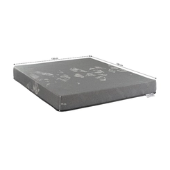Colchão de Espuma Casal Kappesberg Grey 138x188x19cm Cinza SE