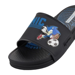 Chinelo Infantil Menino Ipanema Sonic Player Slide 27534 Preto