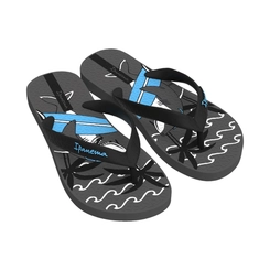 Chinelo Infantil Menino Ipanema Tubarão 27012 Cinza/Preto
