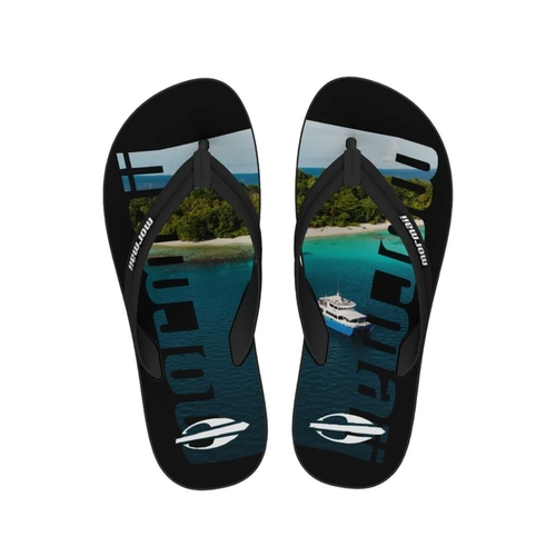 Chinelo Masculino Estampa Praia Mormaii Tropical Pro III 12743-Cd998 Preto