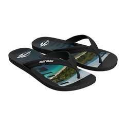 Chinelo Masculino Estampa Praia Mormaii Tropical Pro III 12743-Cd998 Preto