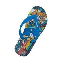 Chinelo Infantil Menino Ipanema Estampa Sonic Lets 27412 Azul