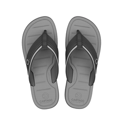 Chinelo Masculino Cartago 12656-Cb330 Cinza com Brinde