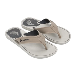 Chinelo Infantil Menino Rider Sense 12702 Bege com Preto