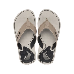 Chinelo Infantil Menino Rider Sense 12702 Bege com Preto