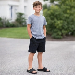 Chinelo Infantil Menino Rider Feel Slide 12683 Preto