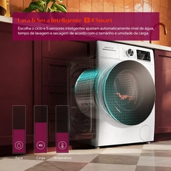 Lava e Seca 14kg Painel Digital Brastemp BNO14AB Branca