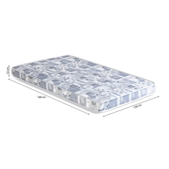 Colchão de Espuma Casal Kappesberg Sonolev 138x188x12cm Cinza SE