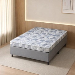 Colchão de Espuma Casal Kappesberg Sonolev 138x188x12cm Cinza SE