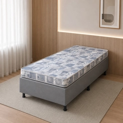 Colchão De Espuma Solteiro Kappesberg Sonolev 88x188x12cm Cinza SE