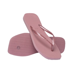 Chinelo Feminino Havaianas Slim Square 4148301 Argila Roxa