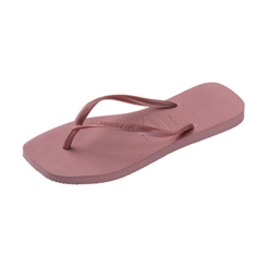 Chinelo Feminino Havaianas Slim Square 4148301 Argila Roxa