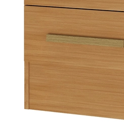 Mesa de Cabeceira com Nicho e 2 Gavetas Rodial Guarda 50CR0201 Cinamomo SE