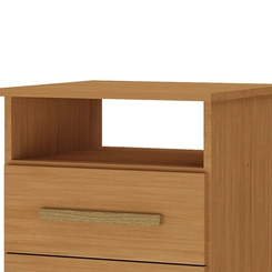 Mesa de Cabeceira com Nicho e 2 Gavetas Rodial Guarda 50CR0201 Cinamomo SE