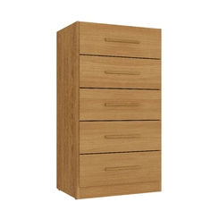 Cômoda 5 Gavetas Rodial Savana 50CO0524 Cinamomo SE