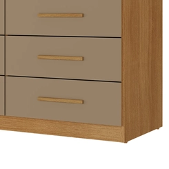 Cômoda 10 Gavetas Rodial Torres 55CO1024 Cinamomo/Capuccino SE