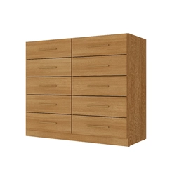 Cômoda 10 Gavetas Rodial Torres 50CO1024 Cinamomo SE