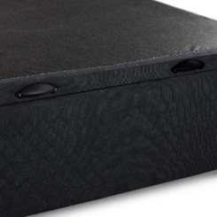 Base Box Baú Casal Cristalflex 138x188x46cm Preto SE