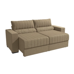 Sofá Retrátil 2 Lugares 235cm Kappesberg Piero S230-2-A085 Areia SE