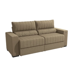 Sofá Retrátil 2 Lugares 235cm Kappesberg Piero S230-2-A085 Areia SE