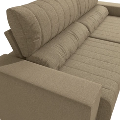 Sofá Retrátil 2 Lugares 235cm Kappesberg Piero S230-2-A085 Areia SE