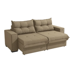 Sofá Retrátil 2 Lugares 235cm Kappesberg Dorian S229-2-A085 Areia SE