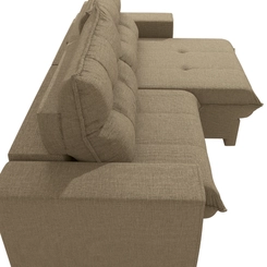 Sofá Retrátil 2 Lugares 235cm Kappesberg Dorian S229-2-A085 Areia SE