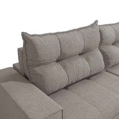 Sofá Retrátil 2 Lugares 235cm Kappesberg Dorian S229-2-A077 Gelo SE