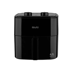 Fritadeira Elétrica Airfryer 4,2L 1.350W Multilaser GO253 Preta