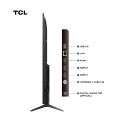 Smart TV 75'' TCL Advanced 4K QLED 75T6C Preto Bivolt