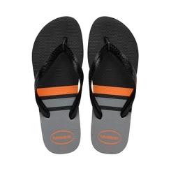 Chinelo Masculino Havaianas Color Essential 4148587 Preto/Cinza