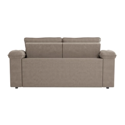 Sofá Retrátil 4 Lugares 265cm Kappesberg Sierra S161-2-A027 Cinza Claro SE