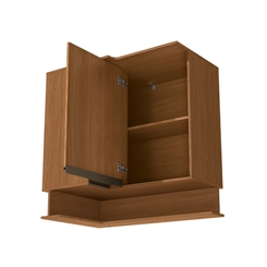 Aéreo de Canto 2 Portas 98cm Kappesberg Liga T843 Canela