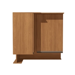 Aéreo de Canto 2 Portas 98cm Kappesberg Liga T843 Canela