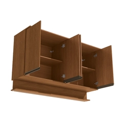 Aéreo 4 Portas 165cm Kappesberg Liga T842 Canela