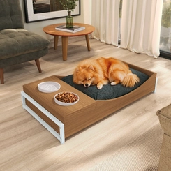 Cama Kappesberg PET LI058 12X100X53 Canela/Branco SE