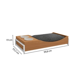 Cama Kappesberg PET LI058 12X100X53 Canela/Branco SE