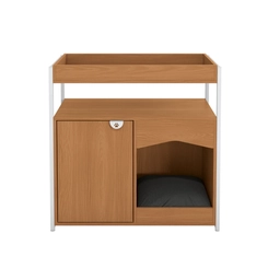 Aparador Kappesberg Pet LI061 Canela/Branco SE