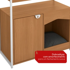 Aparador Kappesberg Pet LI061 Canela/Branco SE