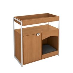 Aparador Kappesberg Pet LI061 Canela/Branco SE