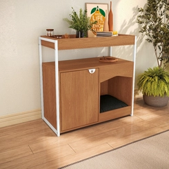 Aparador Kappesberg Pet LI061 Canela/Branco SE