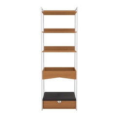 Estante Kappesberg PET LI059 Canela/Branco SE