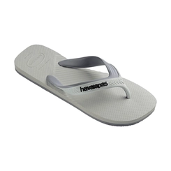 Chinelo Masculino Havaianas Dual 4145602 Branco/Cinza