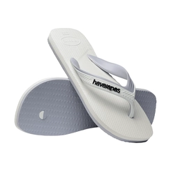 Chinelo Masculino Havaianas Dual 4145602 Branco/Cinza