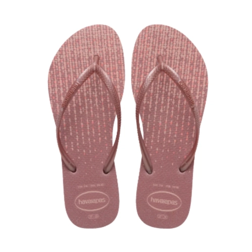 Chinelo Feminino Havaianas Slim Gloss 4145617 Argila Roxa