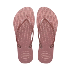 Chinelo Feminino Havaianas Slim Gloss 4145617 Argila Roxa