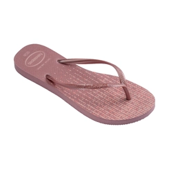 Chinelo Feminino Havaianas Slim Gloss 4145617 Argila Roxa
