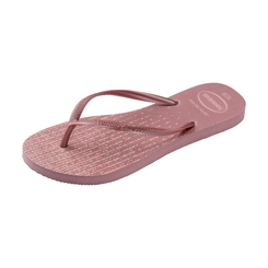 Chinelo Feminino Havaianas Slim Gloss 4145617 Argila Roxa